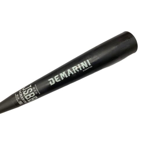 DeMARINI (ディマリニ) K-POINT STRONG Ⅲ 軟式バット DJRBKPTBE ケース付 84cm ブラック
