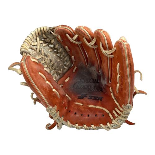 SSK (エスエスケー) SPECIAL ORDERMADE 硬式グローブ 今岡誠選手モデル オーダーグラブ 土手紐無 約27cm オレンジ