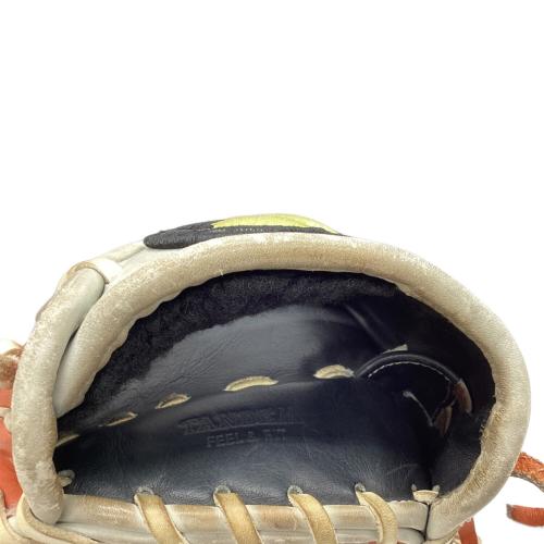 SSK (エスエスケー) SPECIAL ORDERMADE 硬式グローブ 今岡誠選手モデル オーダーグラブ 土手紐無 約27cm オレンジ