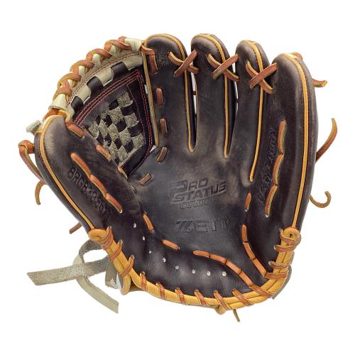 ZETT (ゼット) PROSTATUS ORDER 軟式グローブ 内野手用 ブラウン×グレー(限定カラー) プロステイタス 源田モデル 内野用 BRGB30561G