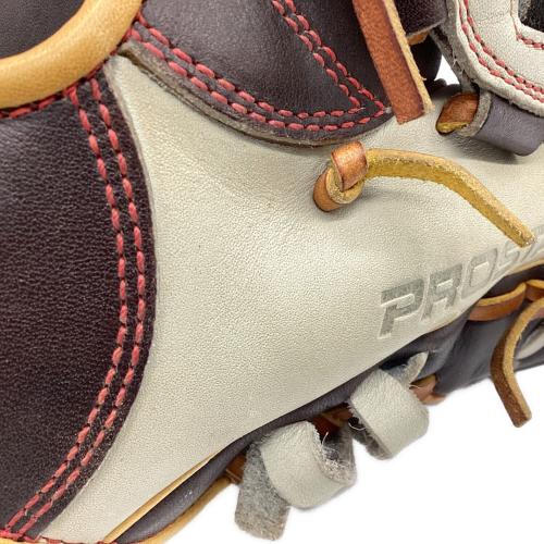 ZETT (ゼット) PROSTATUS ORDER 軟式グローブ 内野手用 ブラウン×グレー(限定カラー) プロステイタス 源田モデル 内野用 BRGB30561G