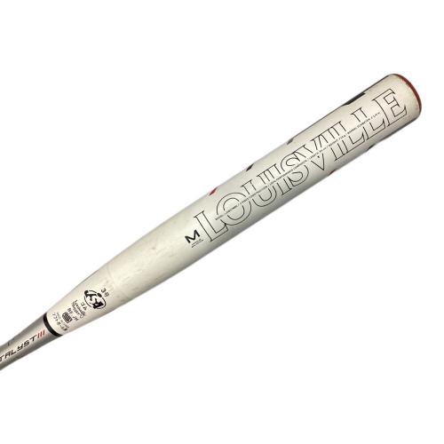 LOUISVILLE SLUGGER (ルイスビルスラッガー) CATALYSTⅢ ソフトボール用バット LJGSCTMBC 84cm ホワイト