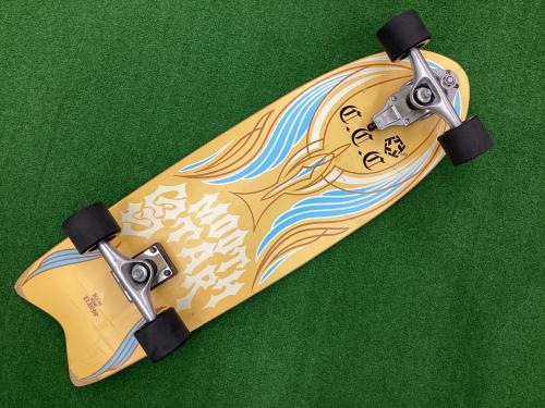 スムーススター Smooth Star スケートボード イエロー SMOOTH STAR 39インチサーフスケート スケートボード カーキ