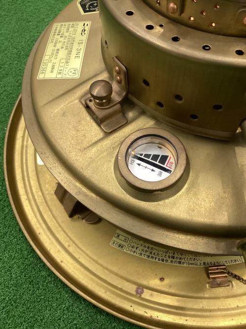 日本船燈 (ニホンセントウ) 復刻版ゴールドフレーム アウトドアヒーター IS3-NE ニッセン/フリージア(FREESIA) PSCマーク有