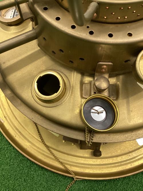 日本船燈 (ニホンセントウ) 復刻版ゴールドフレーム アウトドアヒーター IS3-NE ニッセン/フリージア(FREESIA) PSCマーク有