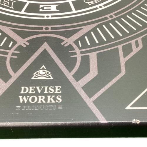 DEVISE WORKS (デバイスワークス) アウトドアテーブル ブラック紋章 ゲリラ販売品 ブラック DEVISE DECK
