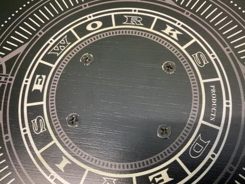 DEVISE WORKS (デバイスワークス) アウトドアテーブル ブラック紋章 ゲリラ販売品 ブラック DEVISE DECK