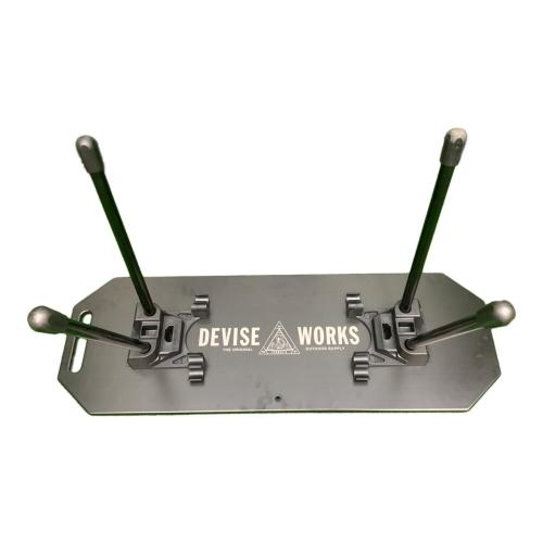 DEVISE WORKS (デバイスワークス) アウトドアテーブル ブラック紋章 ゲリラ販売品 ブラック DEVISE DECK