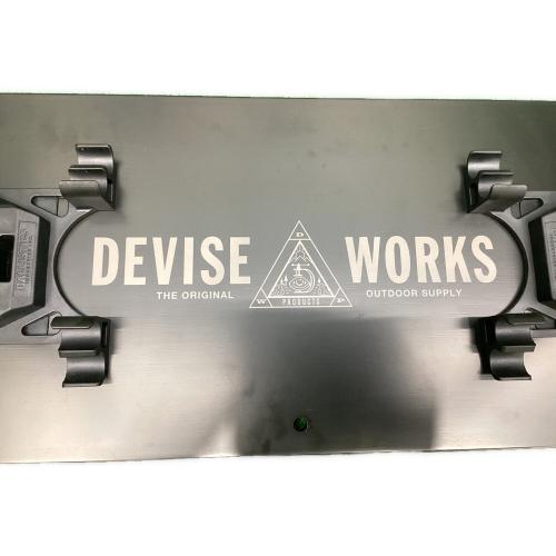 DEVISE WORKS (デバイスワークス) アウトドアテーブル ブラック紋章 ゲリラ販売品 ブラック DEVISE DECK