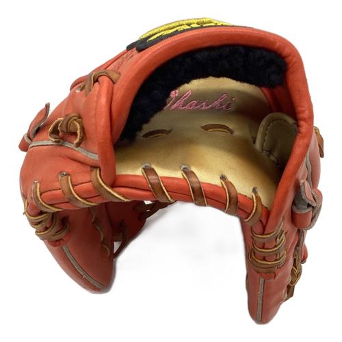 MIZUNO (ミズノ) Mizuno Pro ORDER 硬式グローブ 耕作印 ケース付 約28cm オレンジ