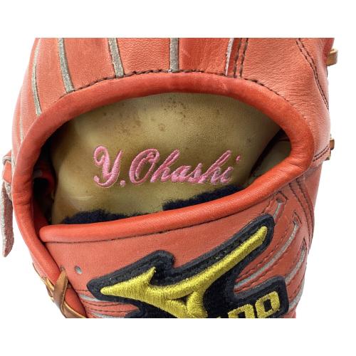 MIZUNO (ミズノ) Mizuno Pro ORDER 硬式グローブ 耕作印 ケース付 約28cm オレンジ