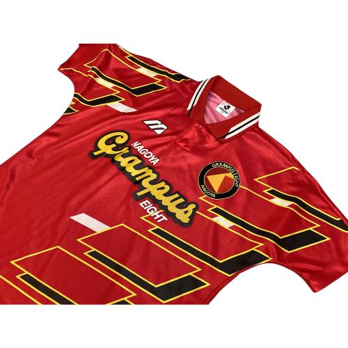 名古屋グランパス (ナゴヤグランパス) 平野孝【11】 サッカーユニフォーム 1994～1996シーズンホーム 当時物 SIZE L レッド