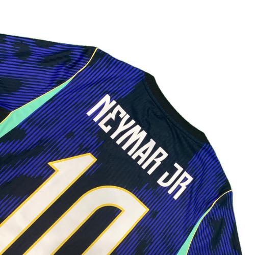 ブラジル代表 (ブラジルダイヒョウ) サッカーユニフォーム 2026年アウェイ 2026年北中米W杯着用デザイン オーセンティック SIZE M ブルー×ブラック