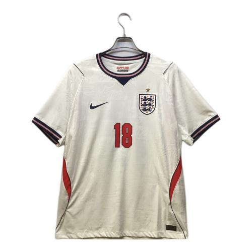 イングランド代表 (イングランドダイヒョウ) サッカーユニフォーム 2026年ホーム 2026年北中米W杯着用デザイン オーセンティック SIZE L ホワイト