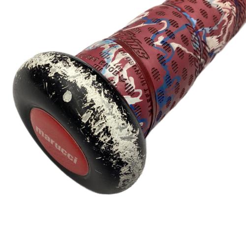 marucci (マルーチ) WANI CRUSHER SPEED 軟式バット MJJSBBWS 2024年モデル 赤ワニ ケース(ヨゴレ有)付 83cm レッドxブラック