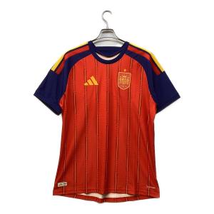 スペイン代表 (スペインダイヒョウ) サッカーユニフォーム 2026年ホーム 2026年北中米W杯着用デザイン オーセンティック SIZE 2XL レッド×ネイビー