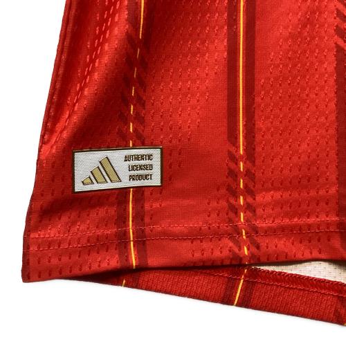 スペイン代表 (スペインダイヒョウ) サッカーユニフォーム 2026年ホーム 2026年北中米W杯着用デザイン オーセンティック SIZE 2XL レッド×ネイビー