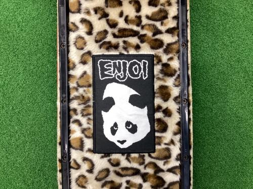 enjoi (エンジョイ) スケートボード コンプリート ブラックxレオパード