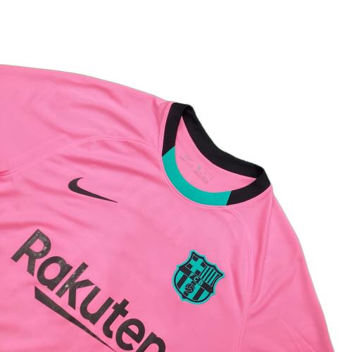 FCバルセロナ (エフシーバルセロナ) リオネル・メッシ【10】 サッカーユニフォーム 20/21シーズンサード在籍最終年 レプリカ メンズ SIZE M ピンク