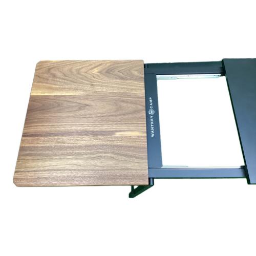 WANTKEY CAMP (ウォンキーキャンプ) アウトドアテーブル 廃盤品/IGT規格対応 ブラック×ブラウン WANTKEY STG TABLE