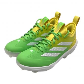adidas (アディダス) 野球スパイク JR7827 アディゼロ インパクト TPU 2025年モデル 元箱付 メンズ SIZE 25.5cm 黄緑xイエロー