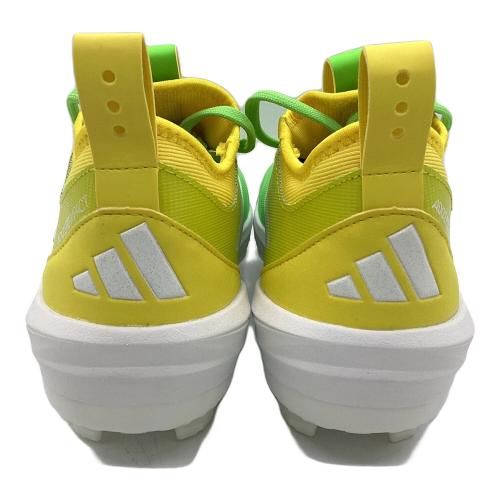 adidas (アディダス) 野球スパイク JR7827 アディゼロ インパクト TPU 2025年モデル 元箱付 メンズ SIZE 25.5cm 黄緑xイエロー