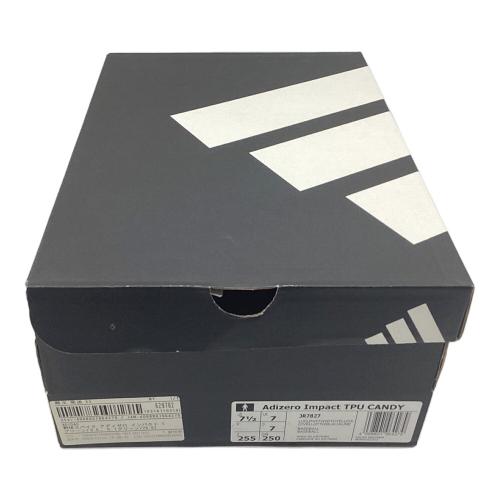 adidas (アディダス) 野球スパイク JR7827 アディゼロ インパクト TPU 2025年モデル 元箱付 メンズ SIZE 25.5cm 黄緑xイエロー