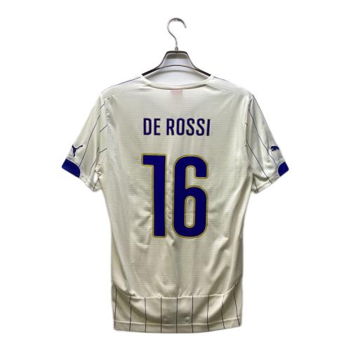 イタリア代表 (イタリアダイヒョウ) ダニエレ・デ・ロッシ【16】 サッカーユニフォーム ダニエレ・デ・ロッシ【16】2014年アウェイ レプリカ SIZE M ホワイト