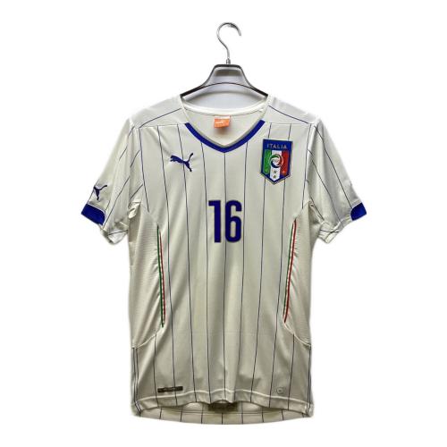 イタリア代表 (イタリアダイヒョウ) ダニエレ・デ・ロッシ【16】 サッカーユニフォーム ダニエレ・デ・ロッシ【16】2014年アウェイ レプリカ SIZE M ホワイト