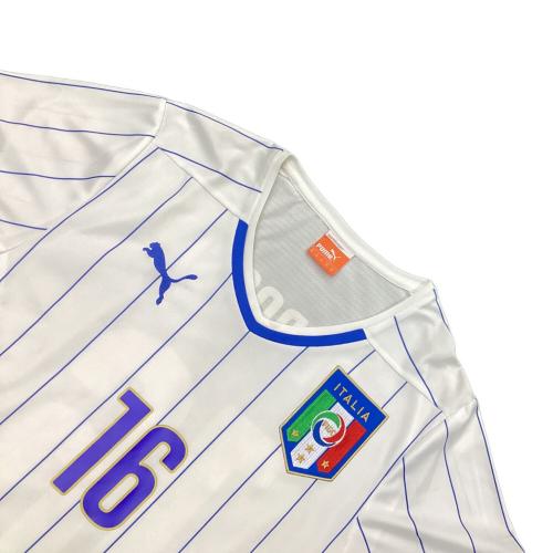 イタリア代表 (イタリアダイヒョウ) ダニエレ・デ・ロッシ【16】 サッカーユニフォーム ダニエレ・デ・ロッシ【16】2014年アウェイ レプリカ SIZE M ホワイト