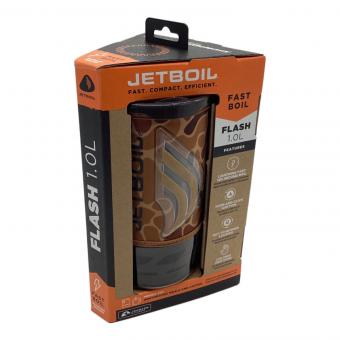 JETBOIL (ジェットボイル) シングルガスバーナー 1824351 2026年3月製 ジェットボイル フラッシュ1.0L 迷彩柄カバーモデル/箱付 PSLPGマーク有