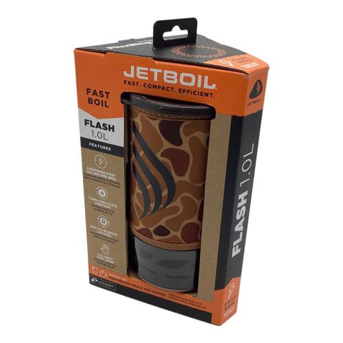 JETBOIL (ジェットボイル) シングルガスバーナー 1824351 2026年3月製 ジェットボイル フラッシュ1.0L 迷彩柄カバーモデル/箱付 PSLPGマーク有