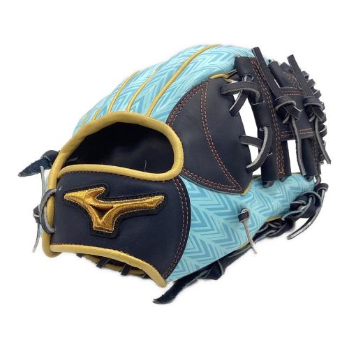 MIZUNO (ミズノ) Mizuno Pro MAJOR QUALITY 軟式グローブ 1AJGR29103 2023年セレクションモデル（輝動シリーズ）マイナビオールスターゲーム使用カラーモデル 約27cm スカイブルーxネイビー