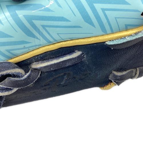 MIZUNO (ミズノ) Mizuno Pro MAJOR QUALITY 軟式グローブ 1AJGR29103 2023年セレクションモデル（輝動シリーズ）マイナビオールスターゲーム使用カラーモデル 約27cm スカイブルーxネイビー