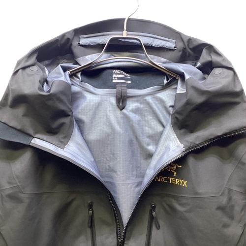 ARC'TERYX (アークテリクス) アルファ SV ジャケット トレッキングウェア(レインウェア) X000009899 ウェアのみバードエイド冊子無し/2026年3月製 @ Π メンズ SIZE M ブラック