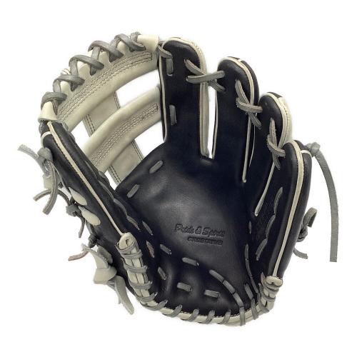 ZETT (ゼット) PROSTATUS 軟式グローブ BRGB30214S 吉川尚輝選手モデル 約27cm ブラックxグレー