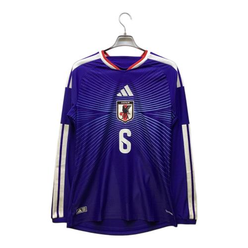 日本代表 (ニホンダイヒョウ) 遠藤航【6】 サッカーユニフォーム 2026ホーム オーセンティック（長袖）2026年代表引退のため、代表最終年 SIZE L ブルー