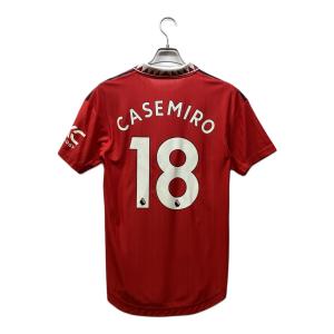 マンチェスター・ユナイテッドFC (マンチェスター・ユナイテッドエフシー) カゼミーロ【18】 サッカーユニフォーム 22/23シーズンホーム オーセンティック SIZE M レッド