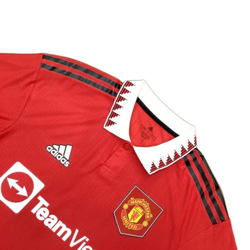 マンチェスター・ユナイテッドFC (マンチェスター・ユナイテッドエフシー) カゼミーロ【18】 サッカーユニフォーム 22/23シーズンホーム オーセンティック SIZE M レッド