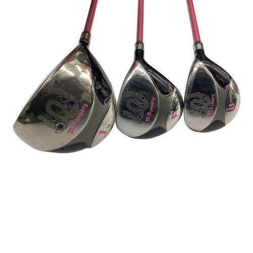 M U SPORTS (エムユースポーツ) MUS-L2 ゴルフセット レディース向けゴルフセット(1W/FW/UT/7-9/P/S/PT)