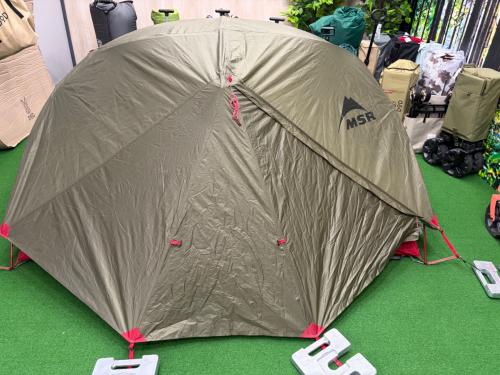 MSR (エムエスアール) 登山用テント オリーブ ヨゴレ有 エリクサー2