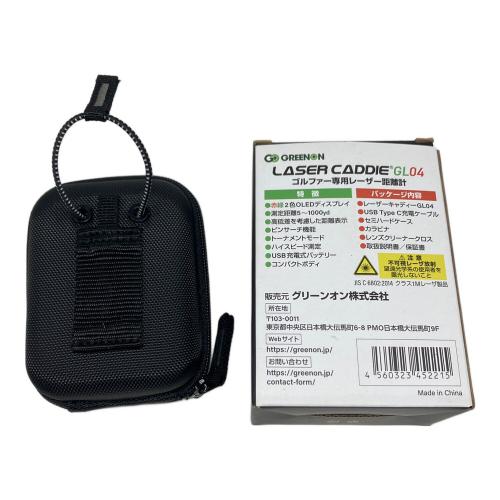 GREEN ON (グリーンオン) ゴルフ距離測定器 レーザーキャディー GL04  ブラック ブラック