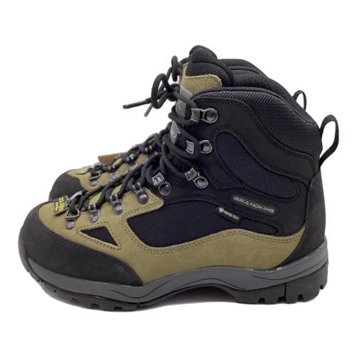 CARAVAN (キャラバン) GK8X-FFF ハイカット(ハードソール) トレッキングシューズ 0011897 レディース SIZE 23.5cm カーキ×ブラック