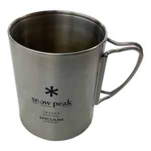 Snow peak (スノーピーク) ステンレス真空マグ 300 アウトドア食器 MG-213 シルバー