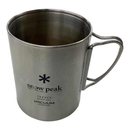 Snow peak (スノーピーク) ステンレス真空マグ 300 アウトドア食器 MG-213 シルバー