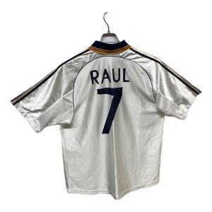 レアル・マドリード サッカーユニフォーム 98-99 ラウル・ゴンサレス【7】 ホワイト  SIZE L(相当)