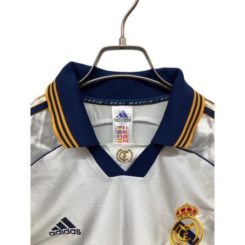 レアル・マドリード サッカーユニフォーム 98-99 ラウル・ゴンサレス【7】 ホワイト  SIZE L(相当)