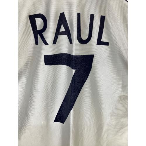 レアル・マドリード サッカーユニフォーム 98-99 ラウル・ゴンサレス【7】 ホワイト  SIZE L(相当)