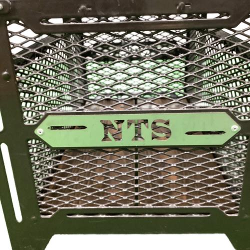 NATURE TONES (ネイチャートーンズ) アウトドアテーブル ブラウン サイドアップボックス&テーブル L　別売ユニットテーブル・メッシュプレート付