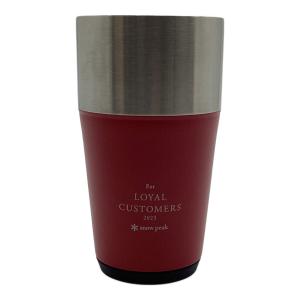 Snow peak (スノーピーク) アウトドア食器 TW-470 非売品の限定カラー レッド ロイヤルカスタマー2023